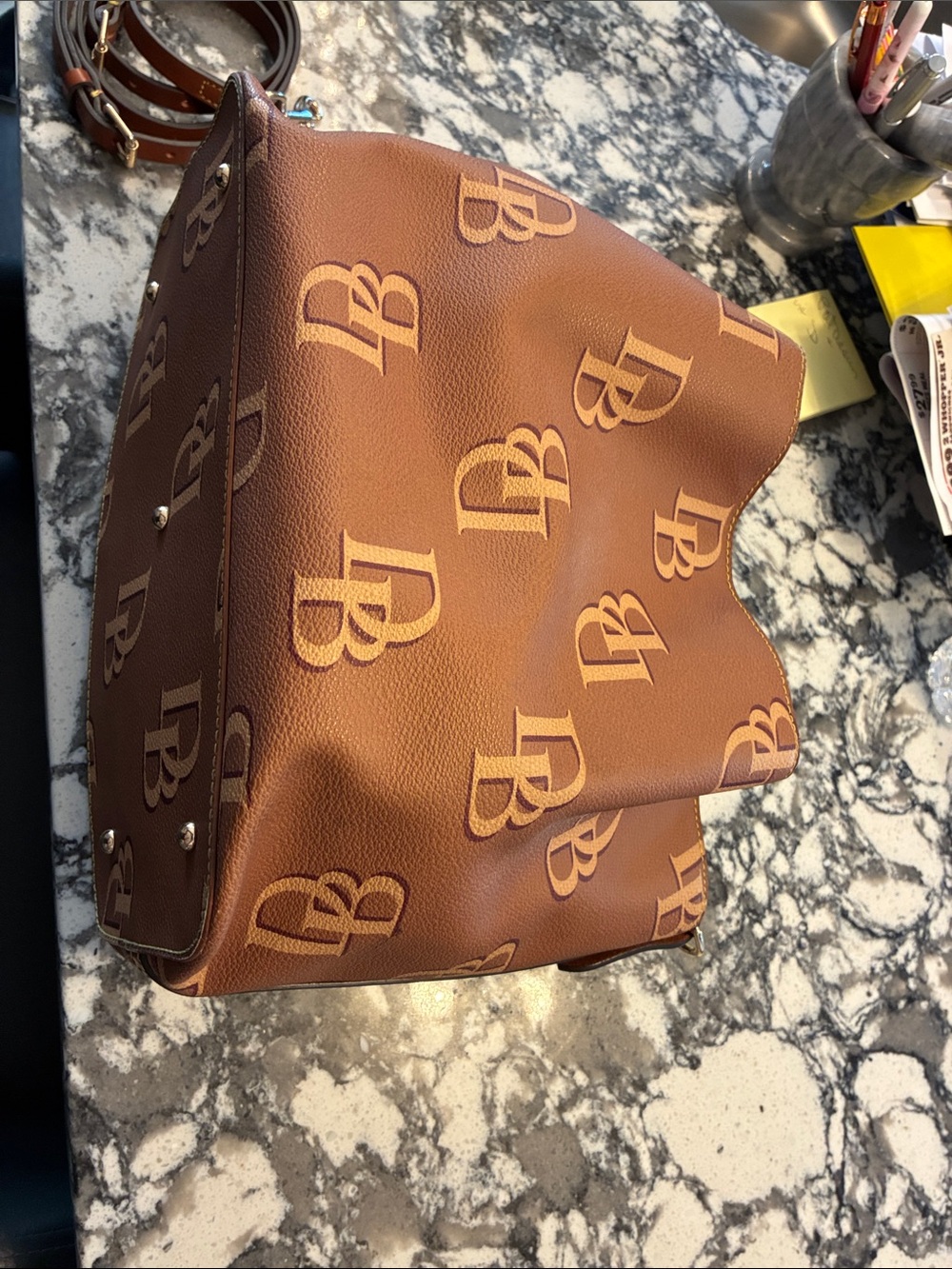Monogram Barlow Satchel - Picture 6 of 11